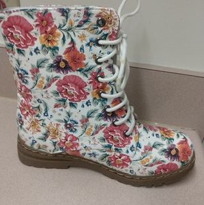 Floral Boots